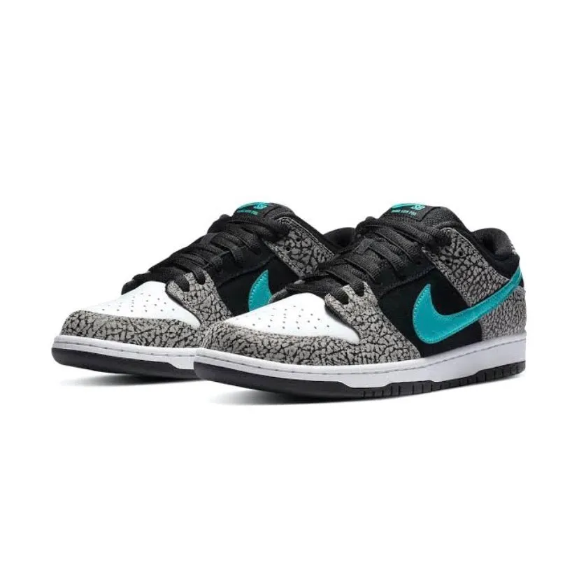 Nike SB Dunk Low Pro Mittelgrau Klarer Jade Schwarz Nike Dunk