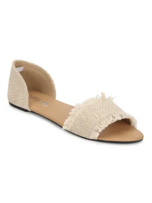 Nackte D'orsay Schlupf-Flats