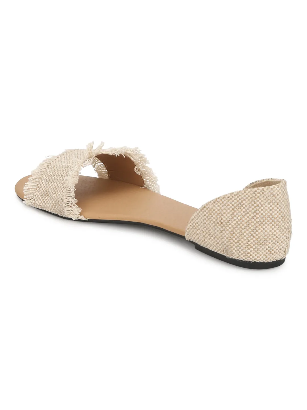 Nackte D'orsay Schlupf-Flats