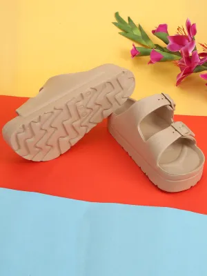 Nackte PU-Schlupfschuhe (TC-ROME1-NUD)