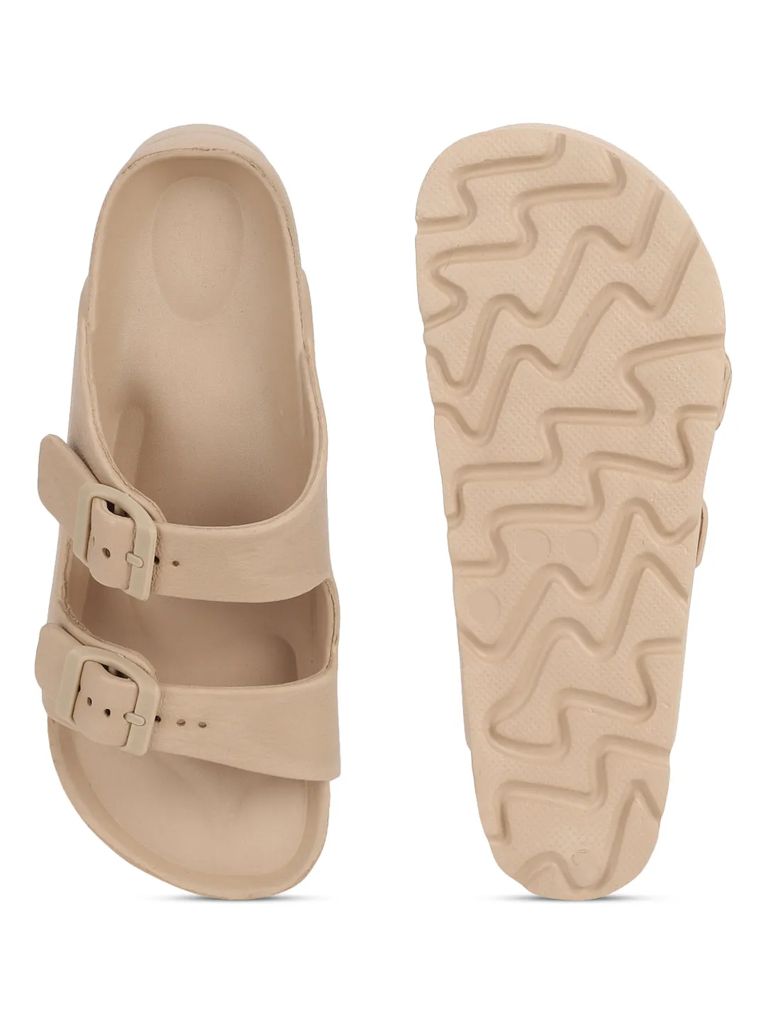 Nackte PU-Schlupfschuhe (TC-ROME1-NUD)