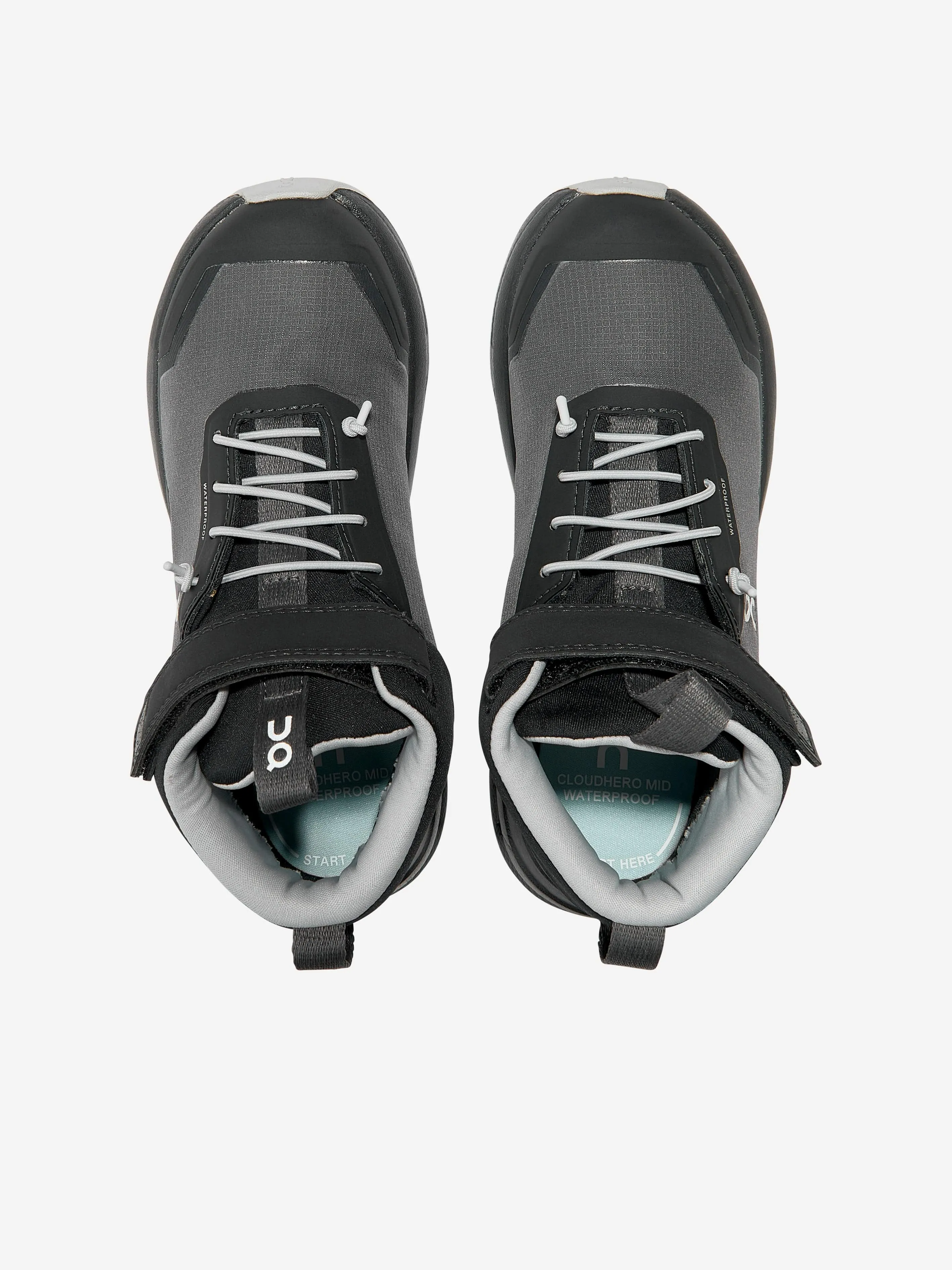 On Running Kids Cloudhero Mid wasserdichte Turnschuhe in Grau