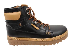 Orizonte Burson Damen Europäische Bequeme Leder Knöchelstiefel Orizonte Schuhe