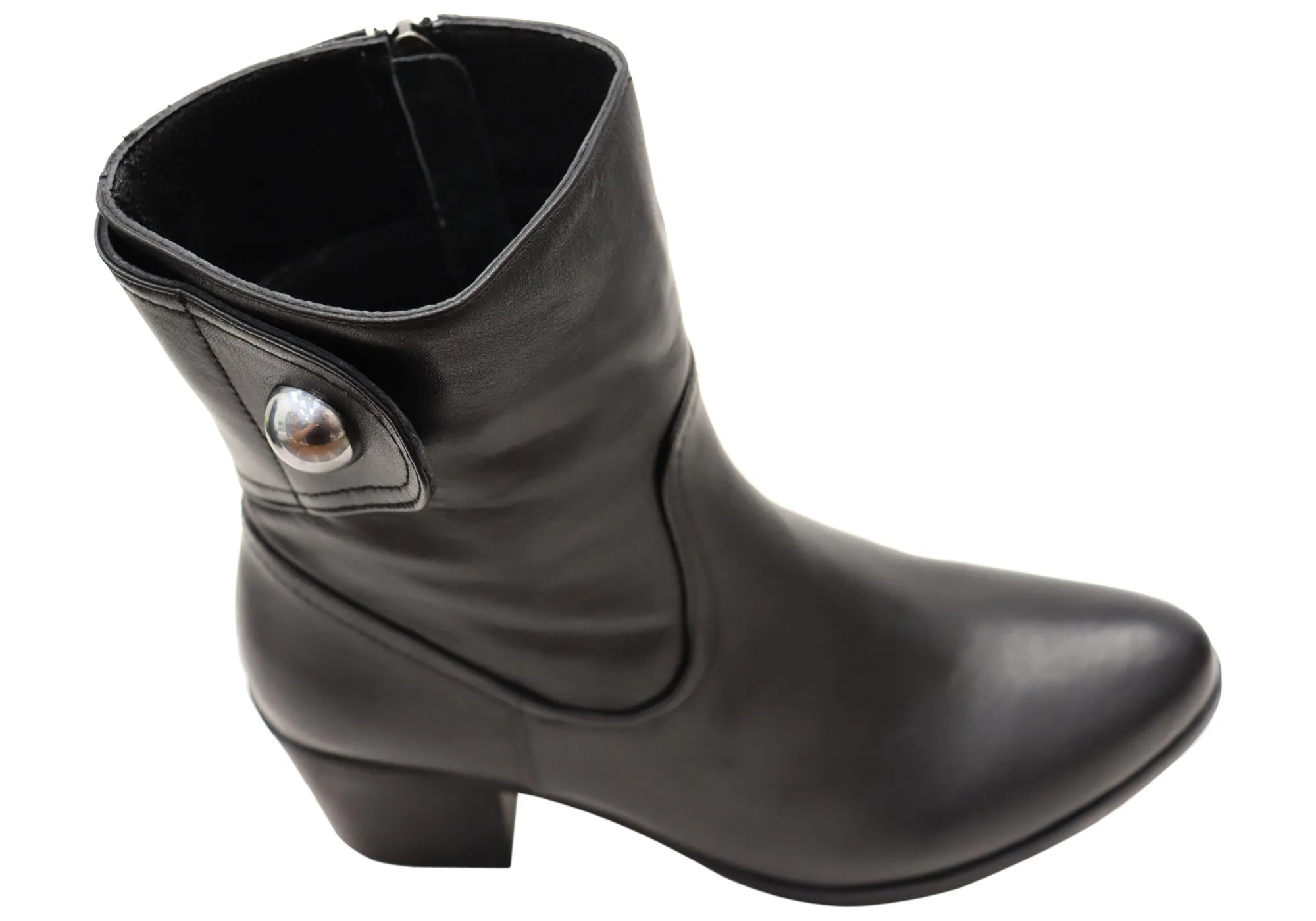 Orizonte Nalini Damen Europäische Bequeme Lederstiefel Orizonte Schuhe