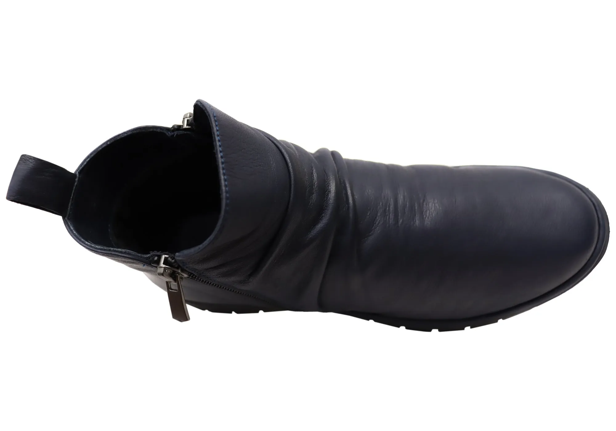 Orizonte Nessie Damen Europäische Bequemlichkeit Leder Knöchelstiefel Orizonte Schuhe