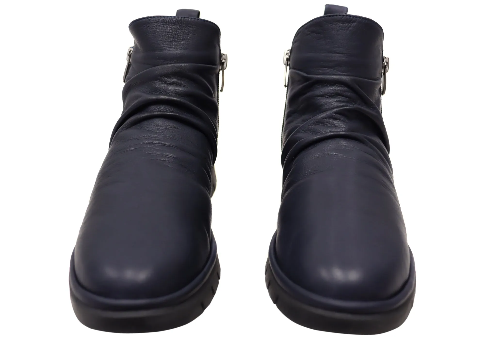 Orizonte Nessie Damen Europäische Bequemlichkeit Leder Knöchelstiefel Orizonte Schuhe
