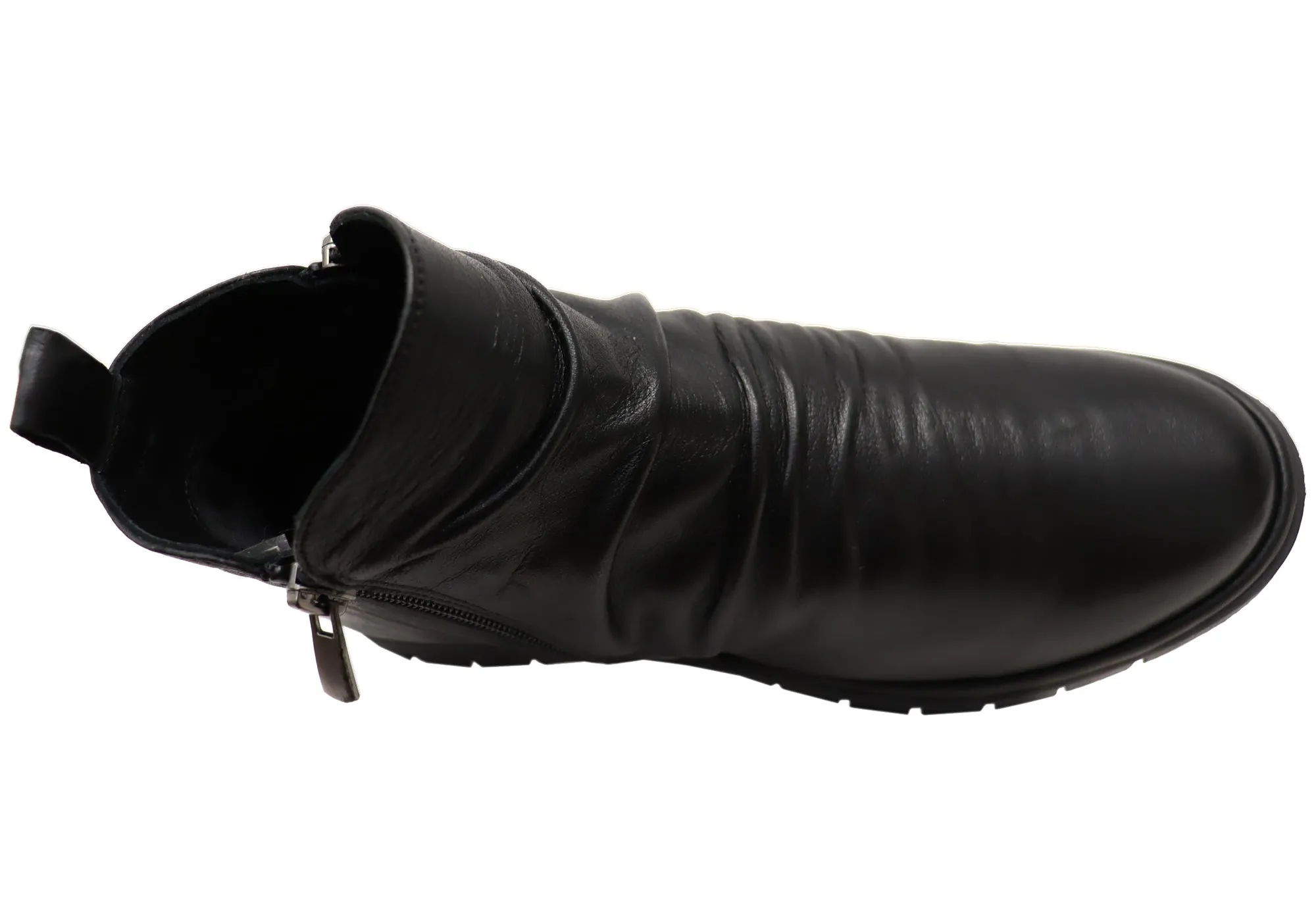 Orizonte Nessie Damen Europäische Bequemlichkeit Leder Knöchelstiefel Orizonte Schuhe