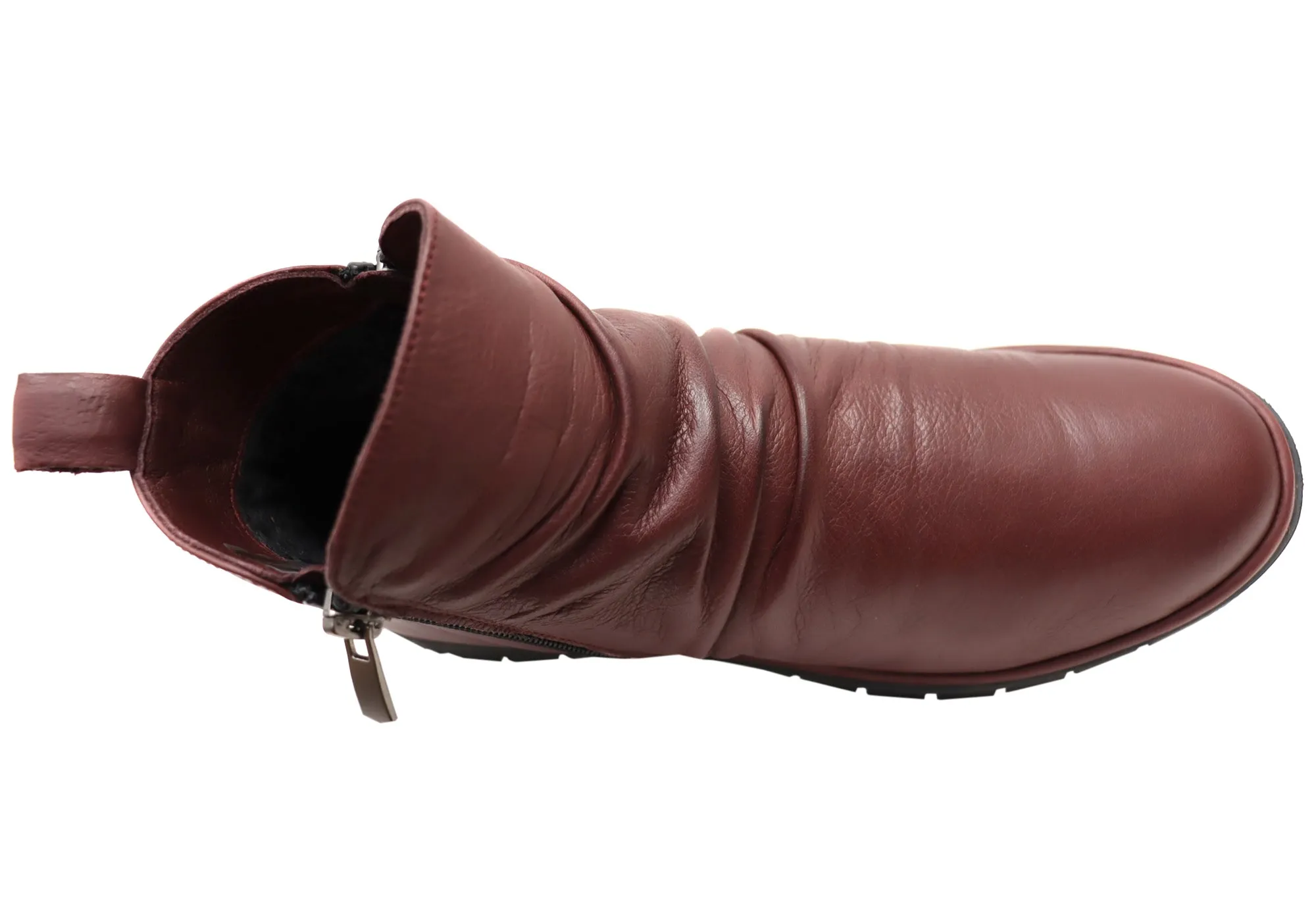Orizonte Nessie Damen Europäische Bequemlichkeit Leder Knöchelstiefel Orizonte Schuhe