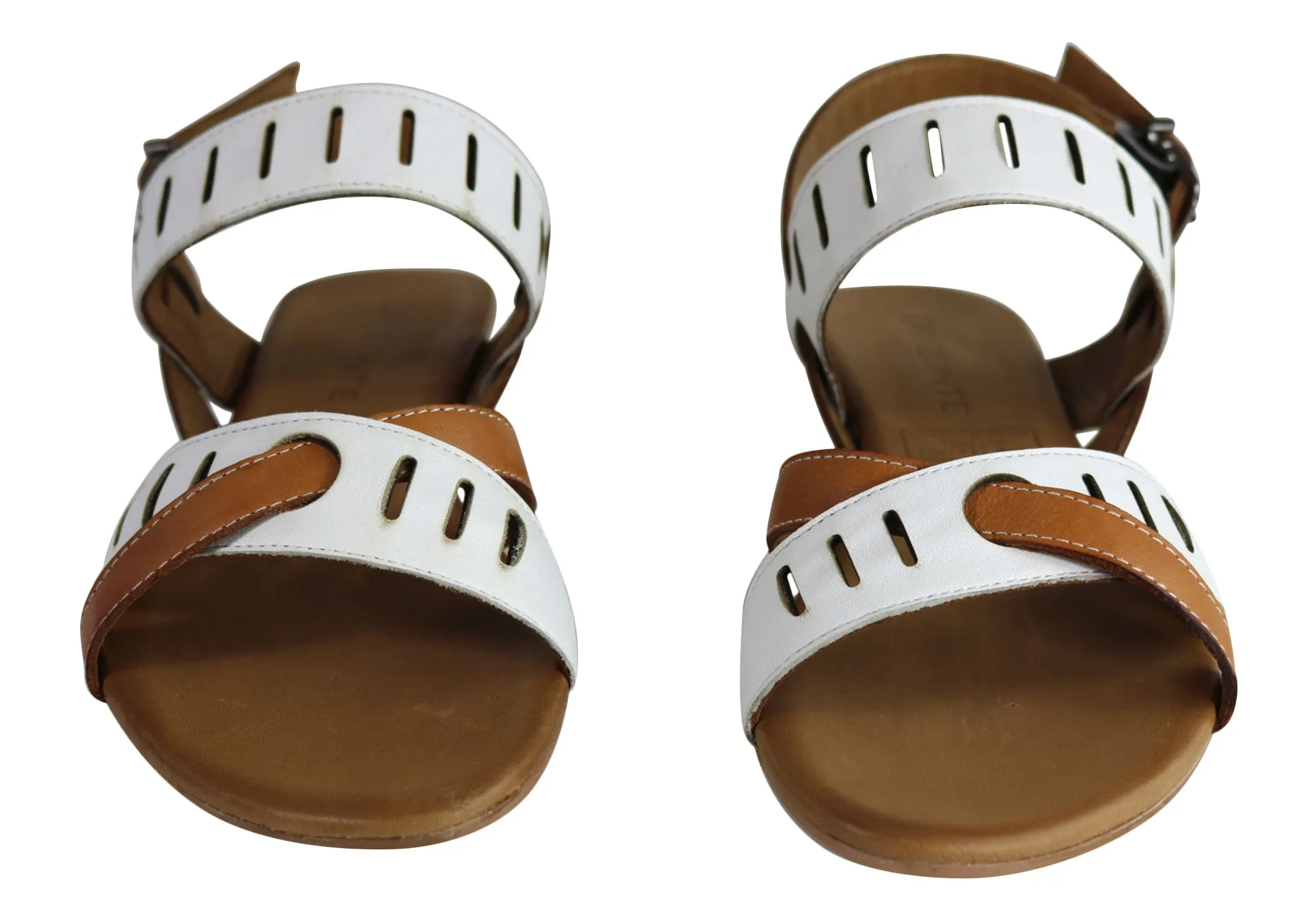 Orizonte Toto Damen Europäische Leder Bequeme Flache Modische Sandalen Orizonte Schuhe