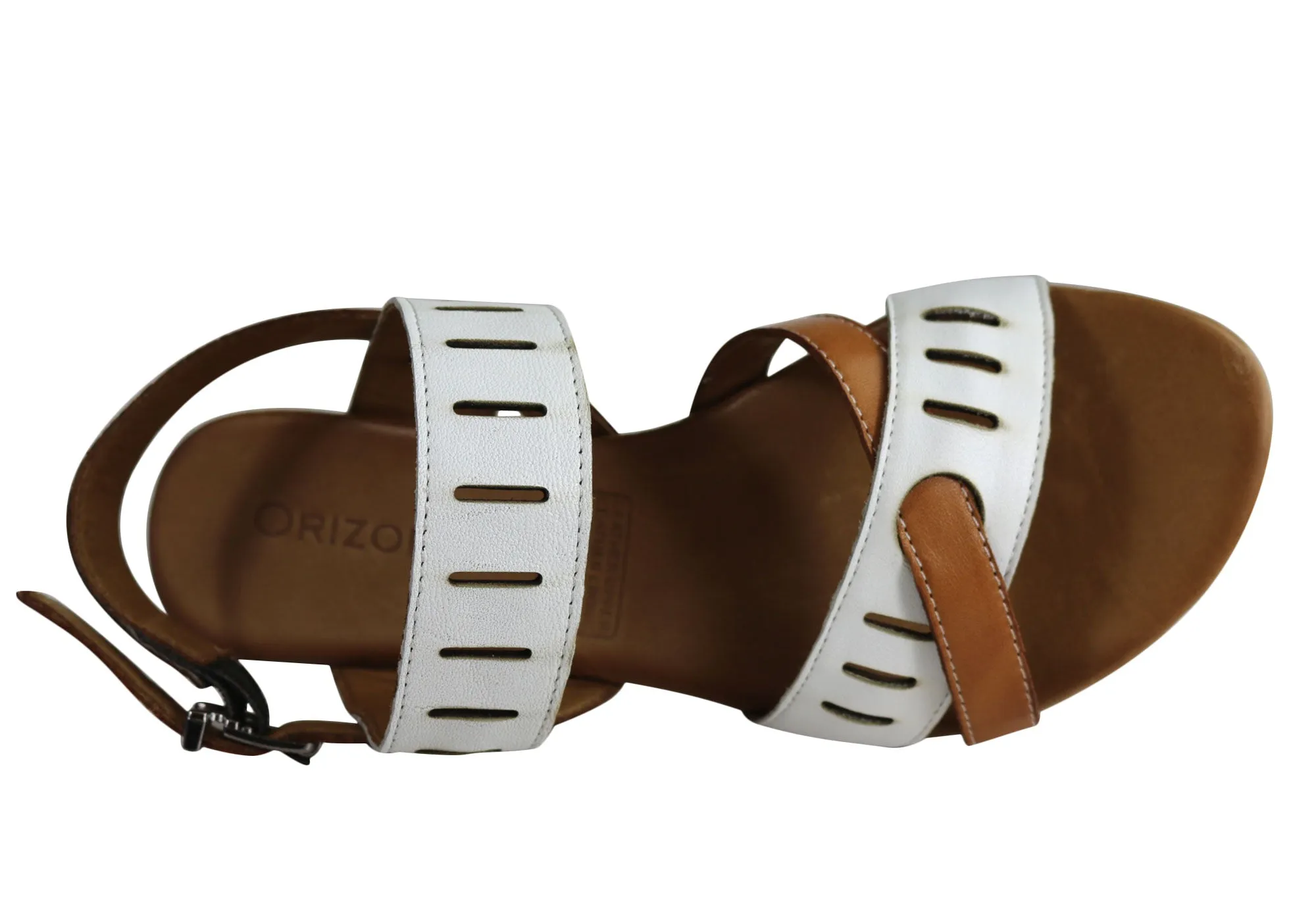 Orizonte Toto Damen Europäische Leder Bequeme Flache Modische Sandalen Orizonte Schuhe