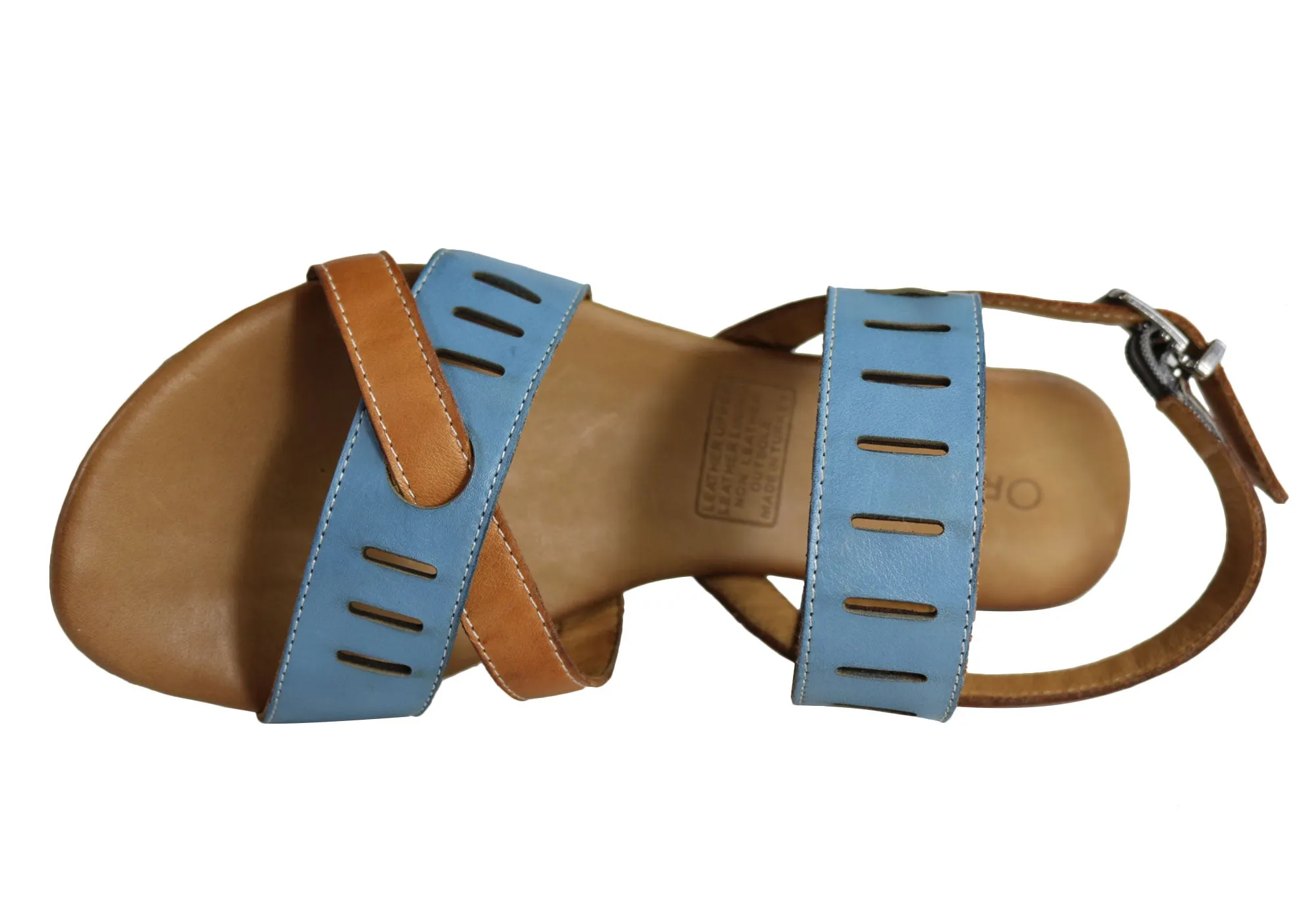 Orizonte Toto Damen Europäische Leder Bequeme Flache Modische Sandalen Orizonte Schuhe