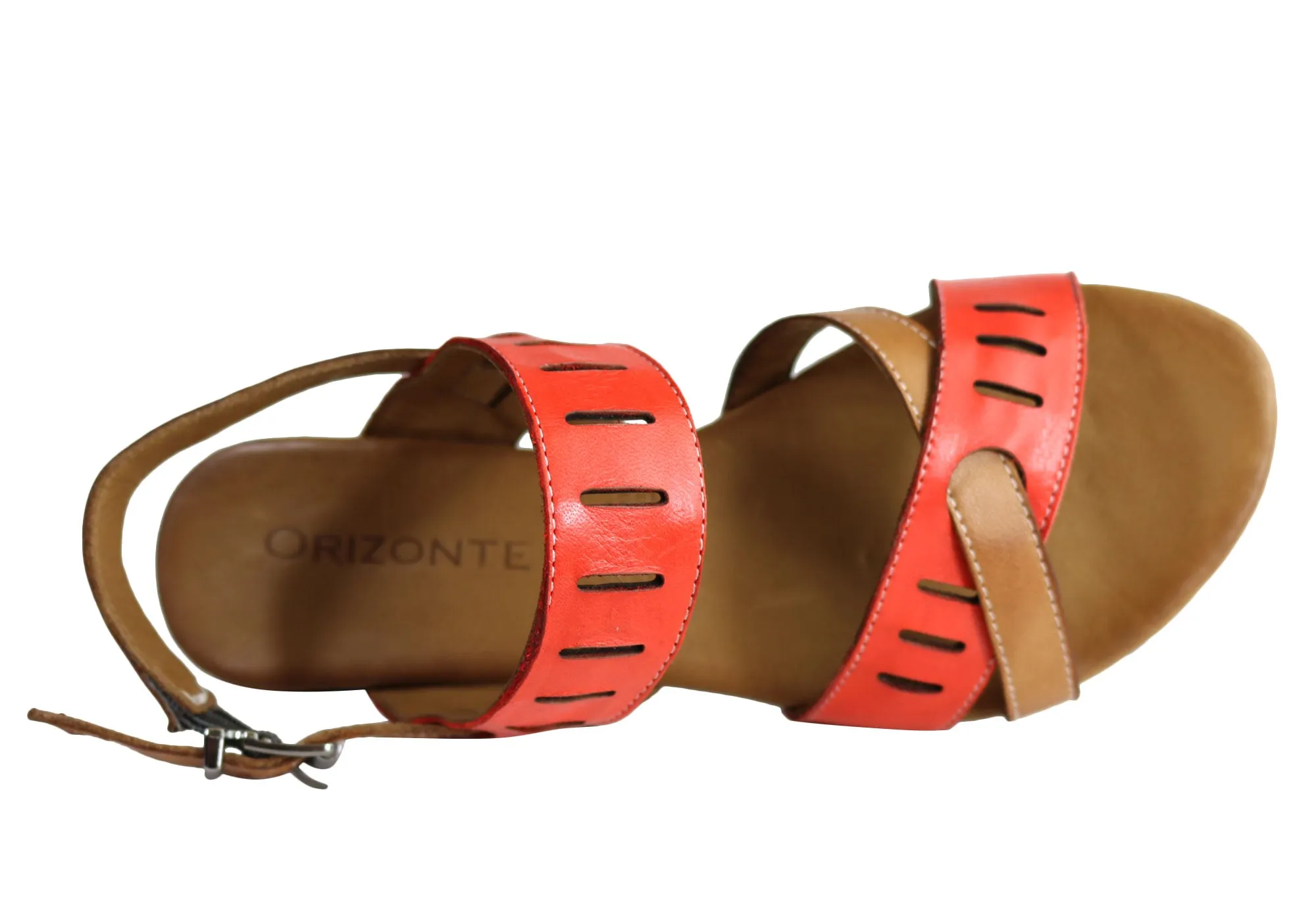 Orizonte Toto Damen Europäische Leder Bequeme Flache Modische Sandalen Orizonte Schuhe