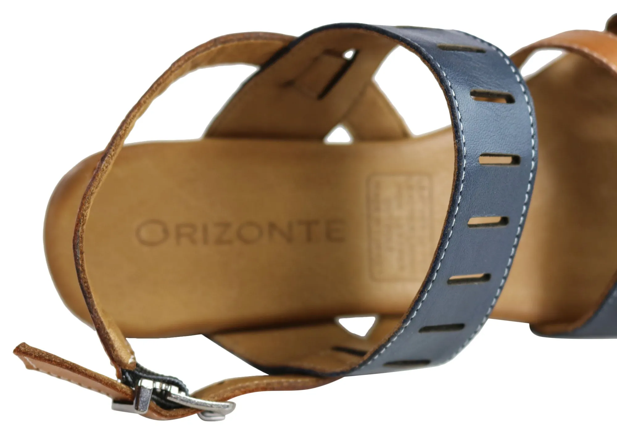 Orizonte Toto Damen Europäische Leder Bequeme Flache Modische Sandalen Orizonte Schuhe