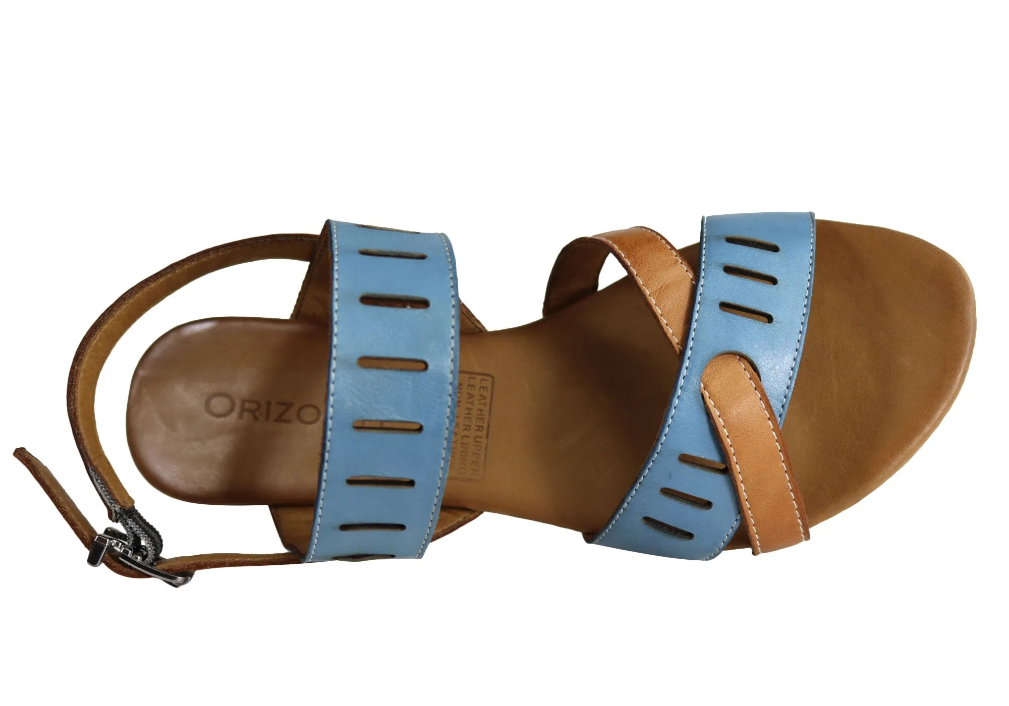 Orizonte Toto Damen Europäische Leder Bequeme Flache Modische Sandalen Orizonte Schuhe