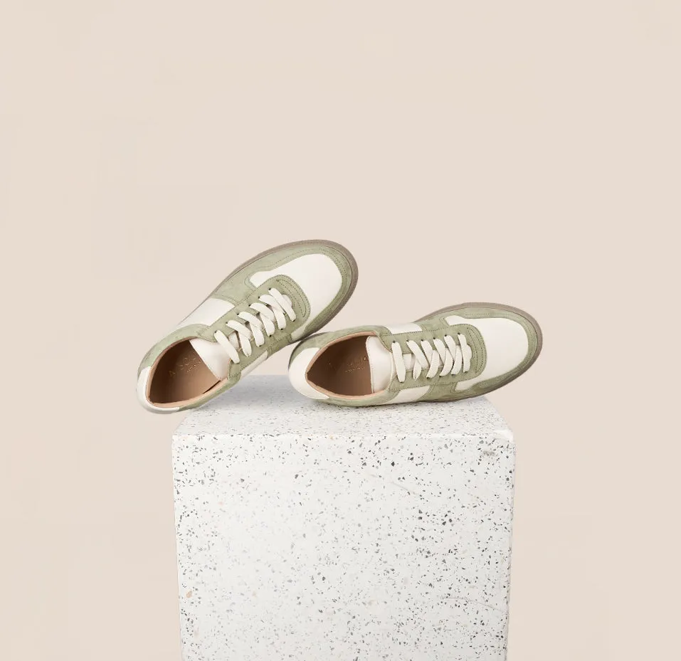 Palermo Sneaker - Seegrün/Weiß