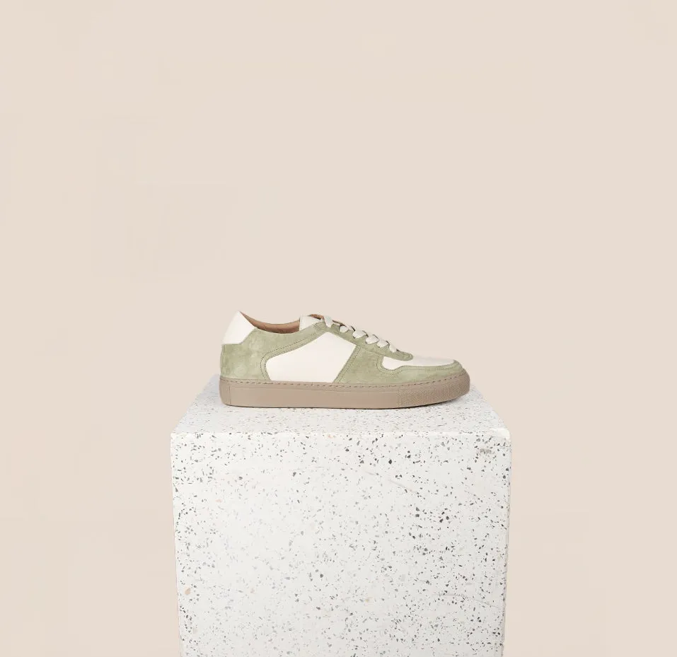 Palermo Sneaker - Seegrün/Weiß
