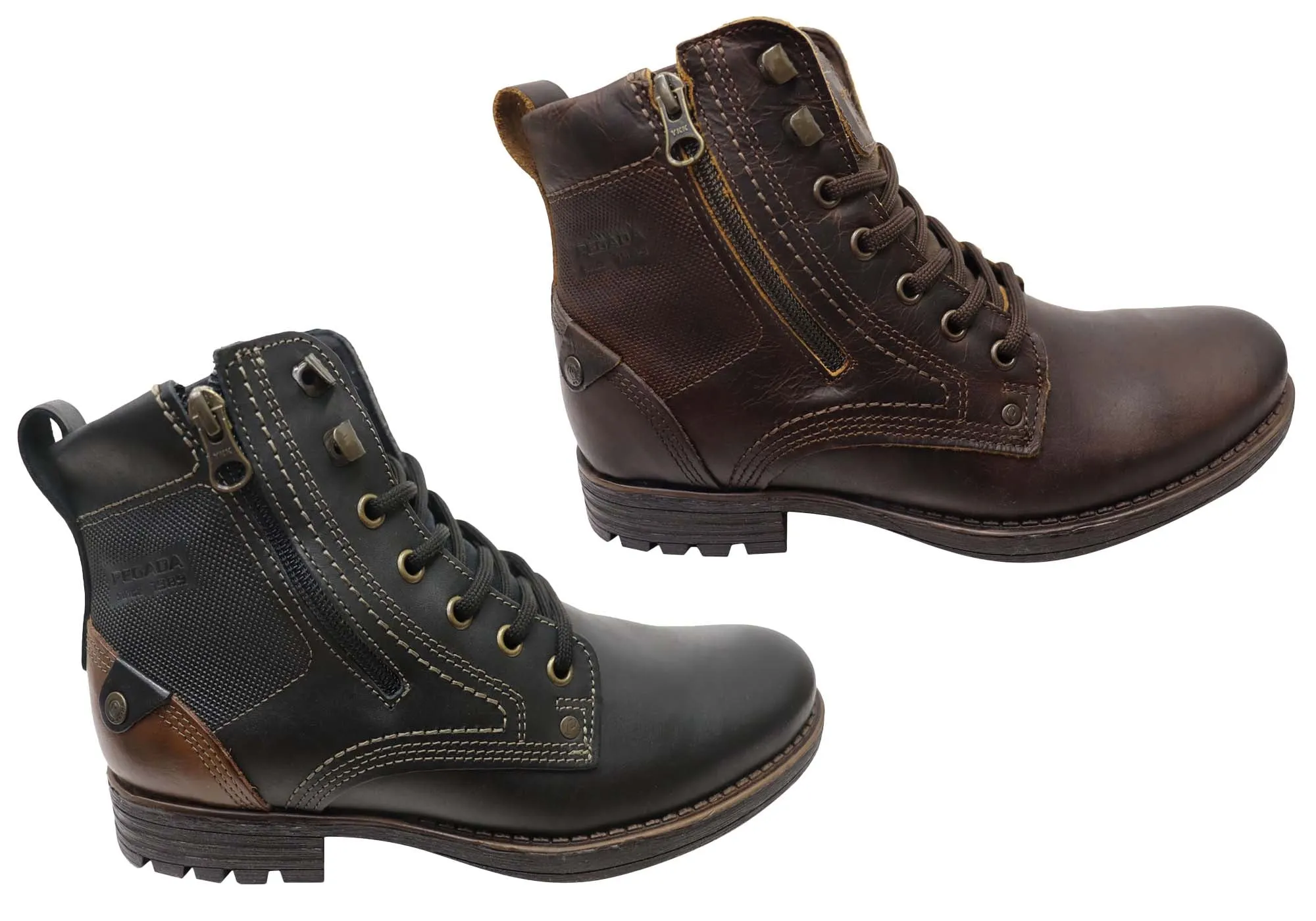 Pegada Diago Herren Bequeme Lederschuhe Hergestellt In Brasilien Pegada Schuhe