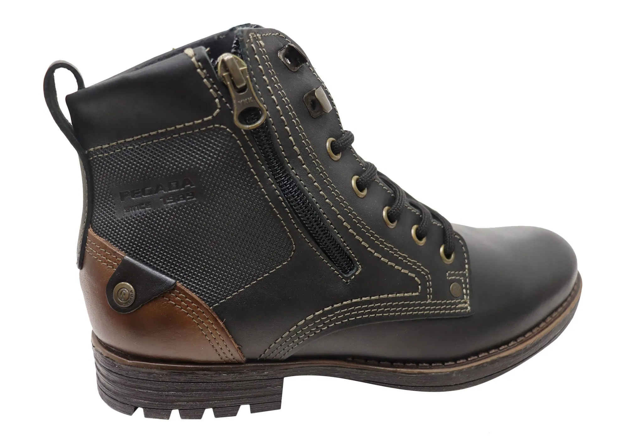 Pegada Diago Herren Bequeme Lederschuhe Hergestellt In Brasilien Pegada Schuhe