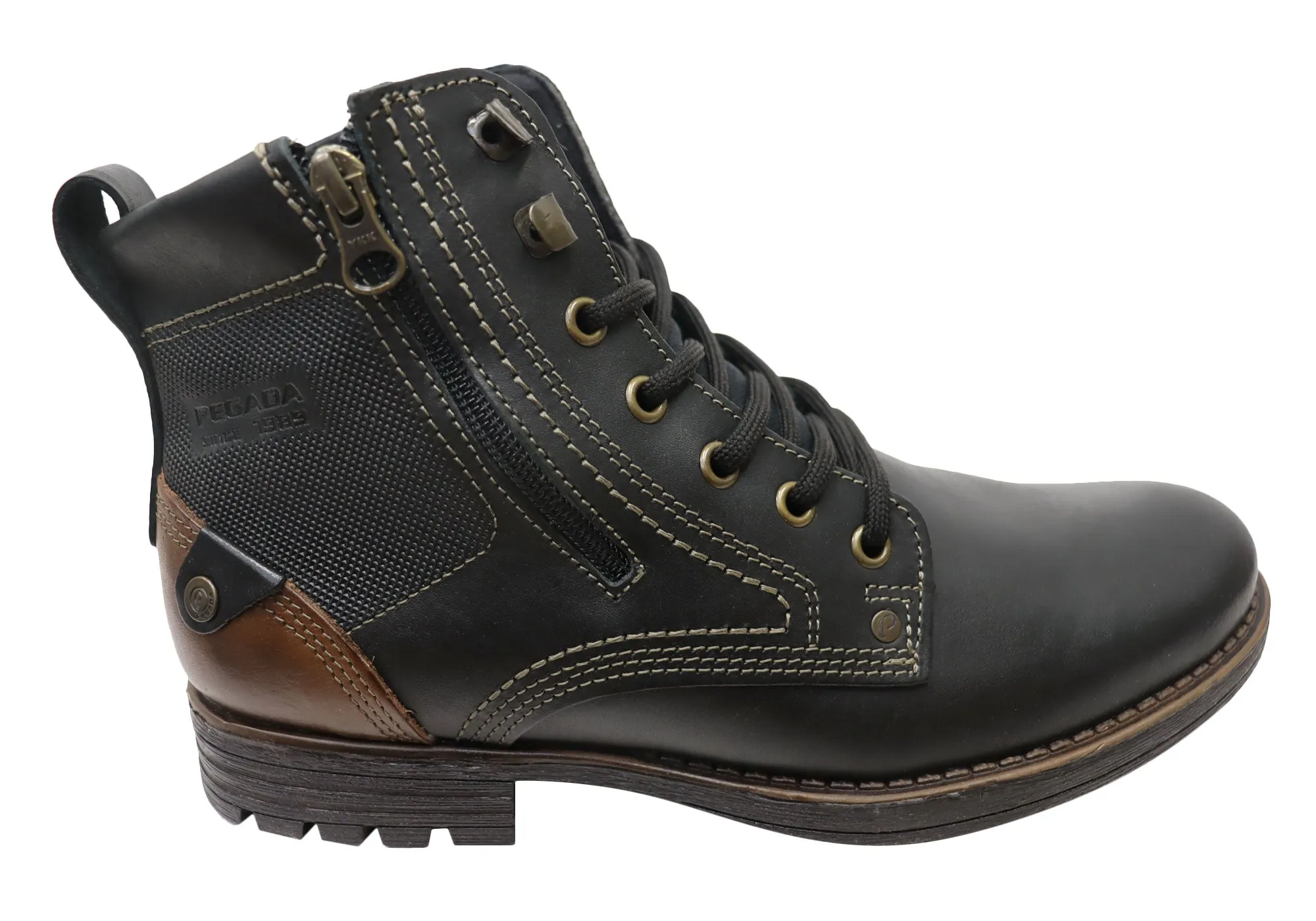 Pegada Diago Herren Bequeme Lederschuhe Hergestellt In Brasilien Pegada Schuhe