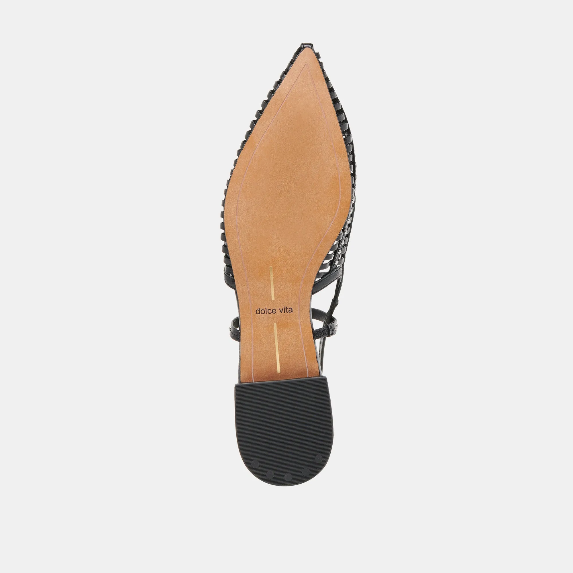 PHINLY FLATS MITTERNACHTS-GLÄNZENDES LEDER