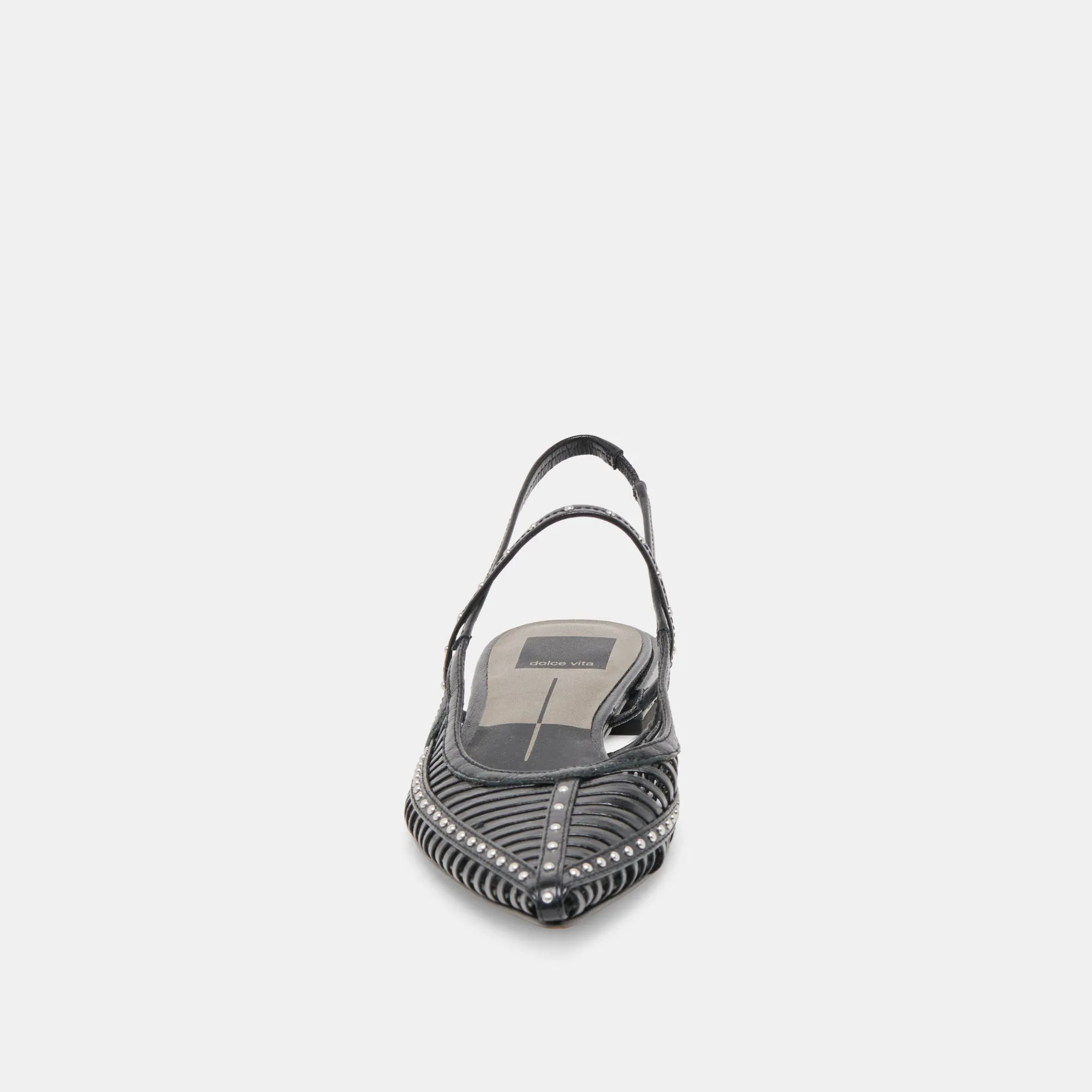 PHINLY FLATS MITTERNACHTS-GLÄNZENDES LEDER