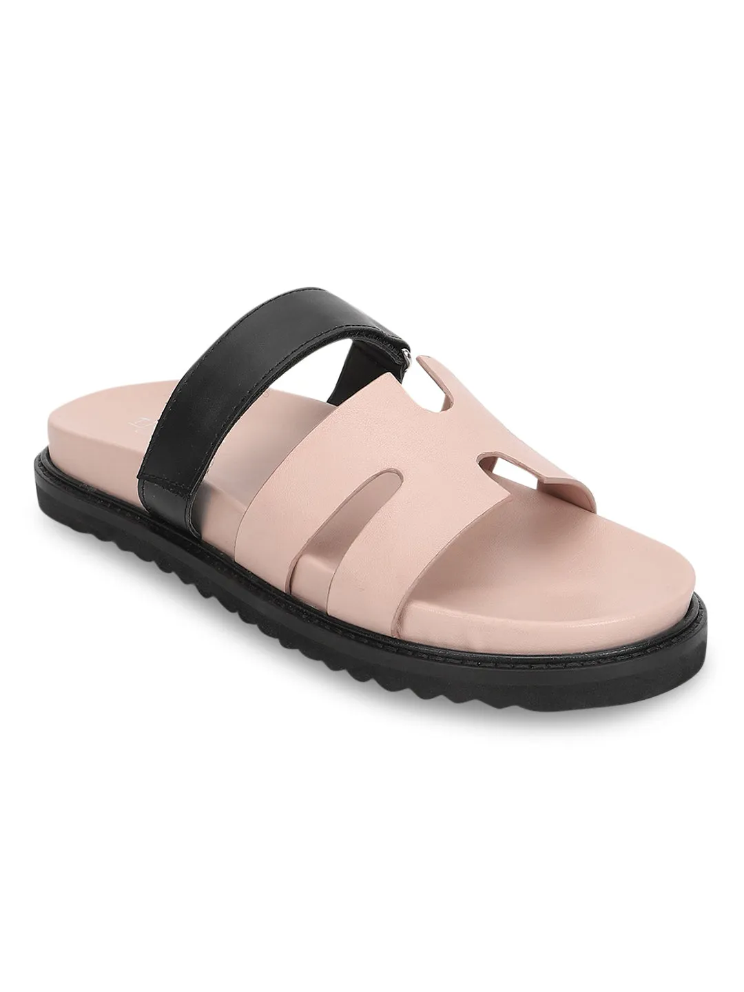 Rosa PU Schlupf-Flats (TC-OS-0301-PNK)