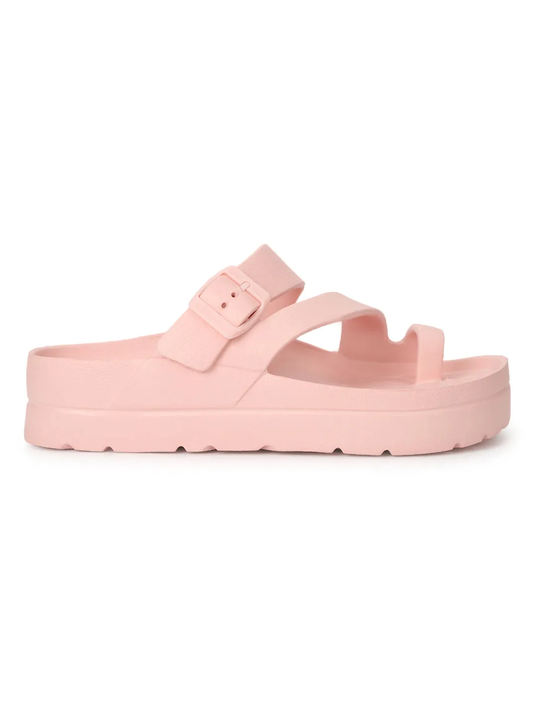 Pink PU Schlupf-Flats (TC-RS3481-PNK)