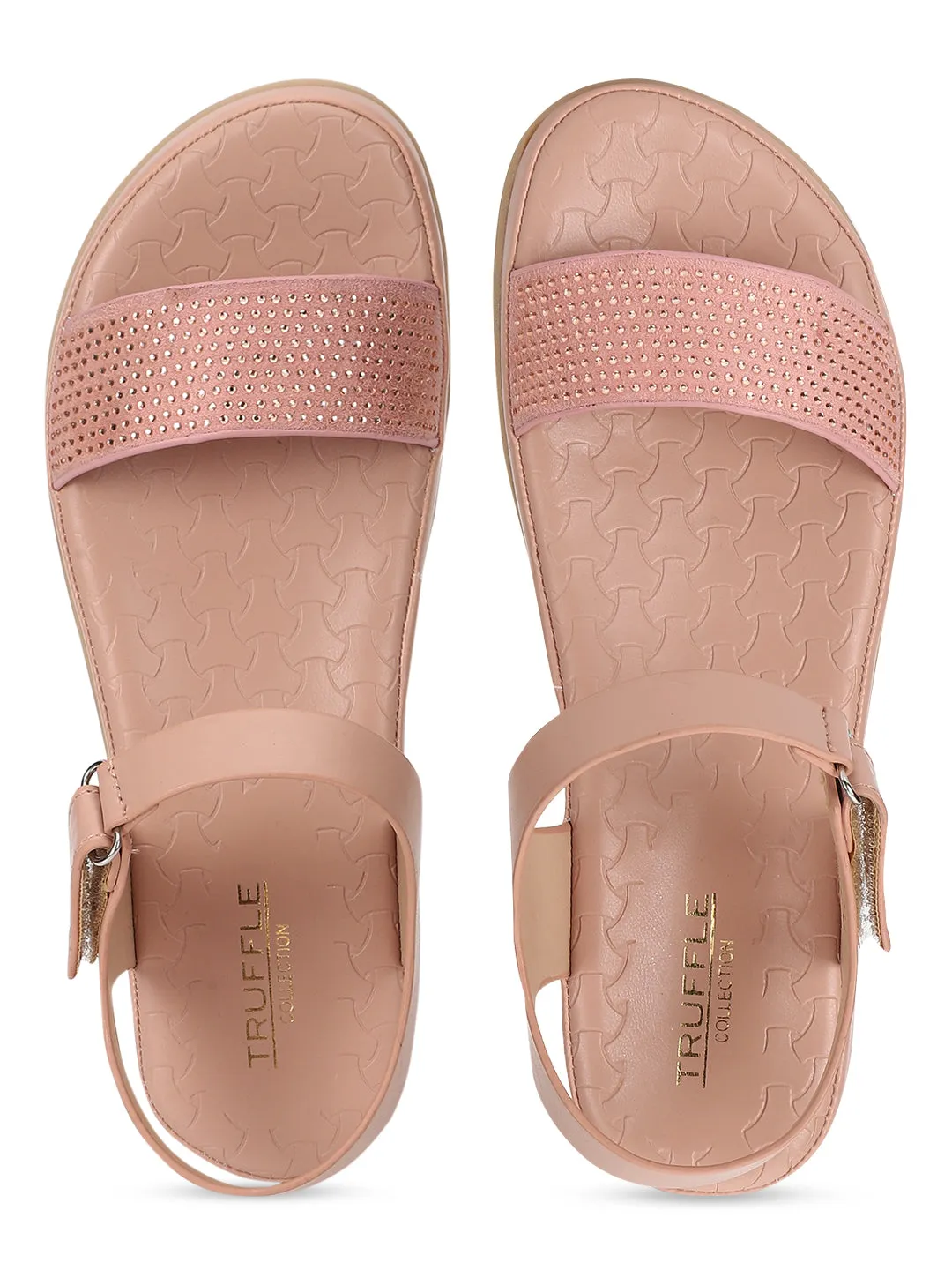 Pink PU Schlupf-Sandalette (TC-ST-016-PNK)