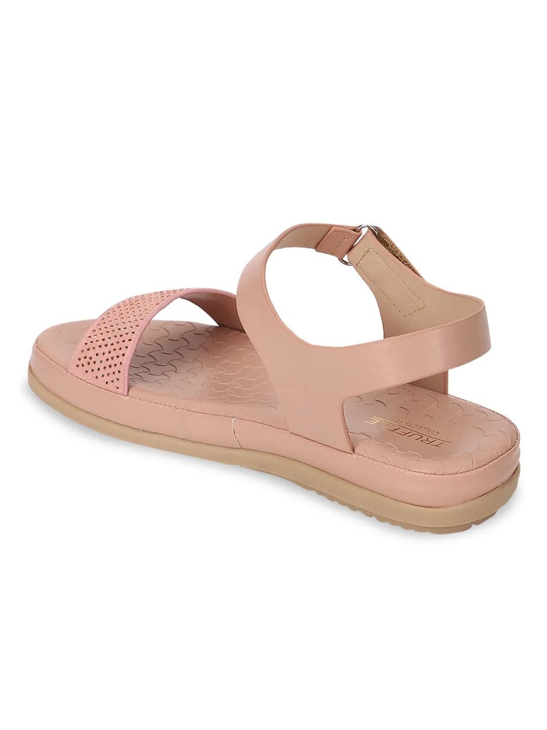Pink PU Schlupf-Sandalette (TC-ST-016-PNK)