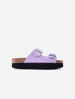 Plum Damen-Sandalen mit veganem Fußbett | Lila