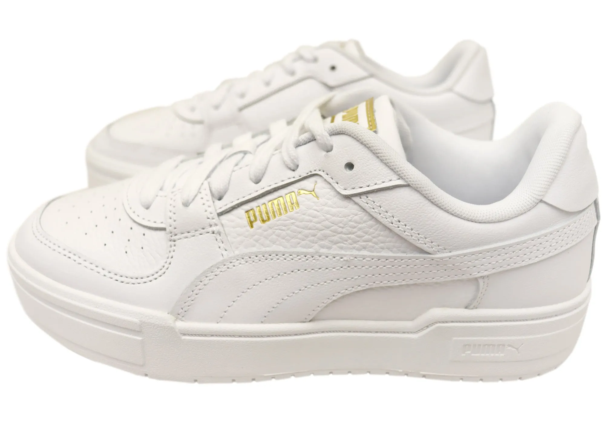 Puma Herren CA Pro Classic Bequeme Weiße Schnürsneaker Puma Schuhe