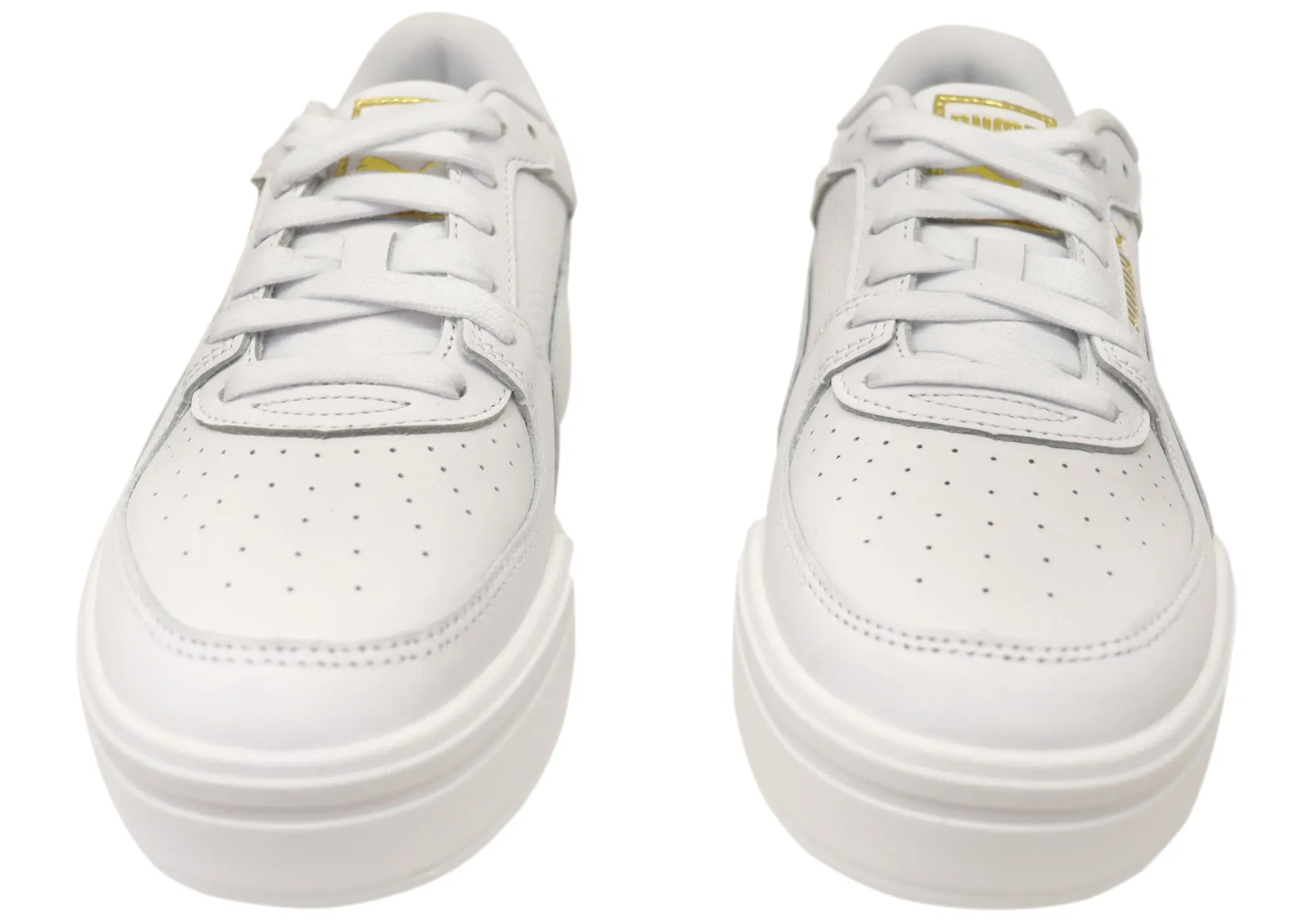 Puma Herren CA Pro Classic Bequeme Weiße Schnürsneaker Puma Schuhe