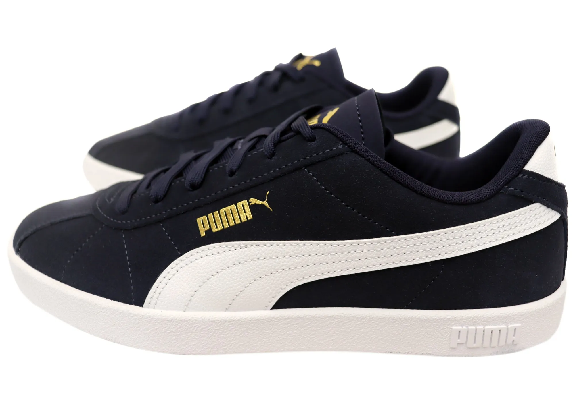 Puma Herren Club II Bequeme Lederschnürschuhe Puma Schuhe