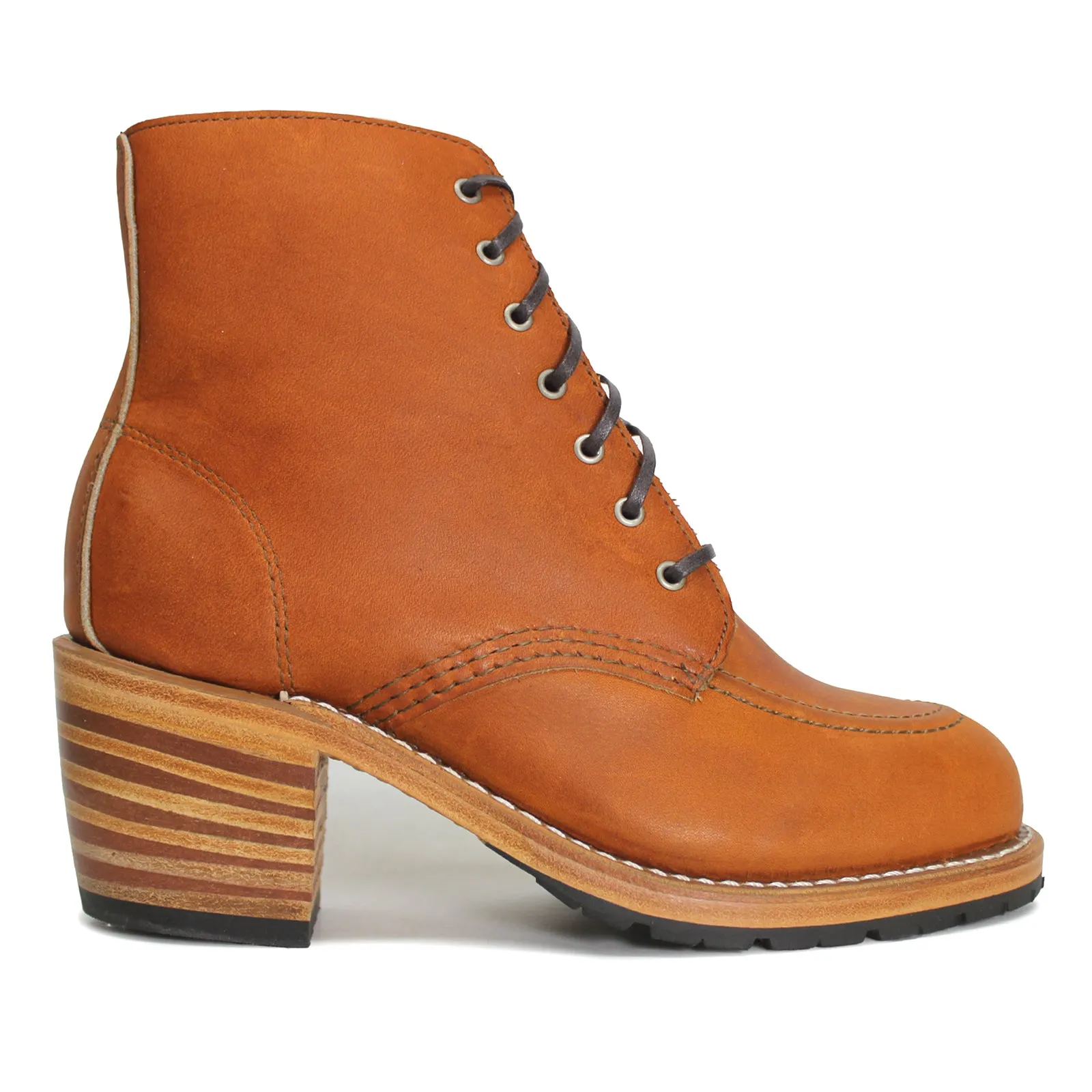 Red Wing Clara Stiefeletten mit Absatz aus Vollnarbenleder für Damen