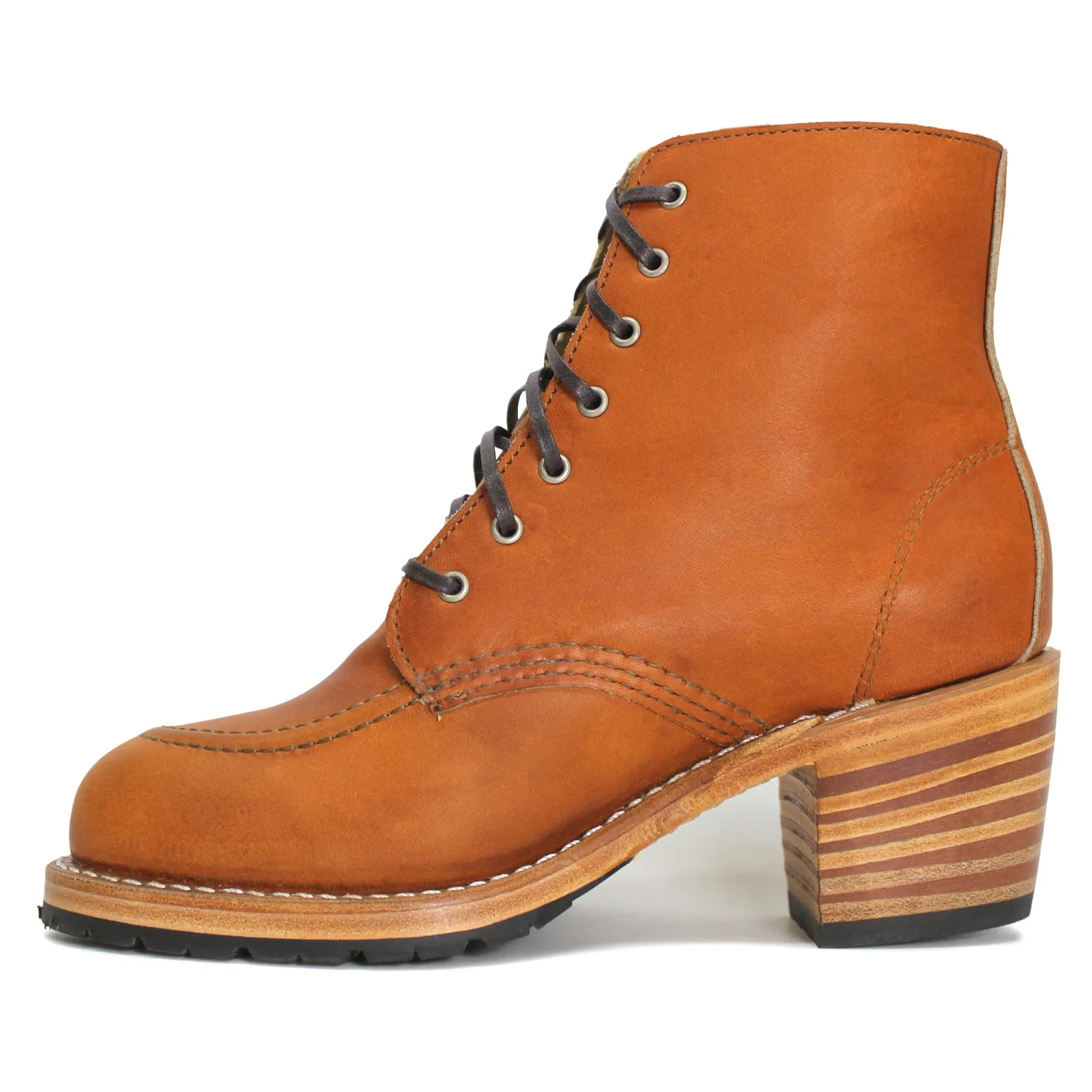 Red Wing Clara Stiefeletten mit Absatz aus Vollnarbenleder für Damen