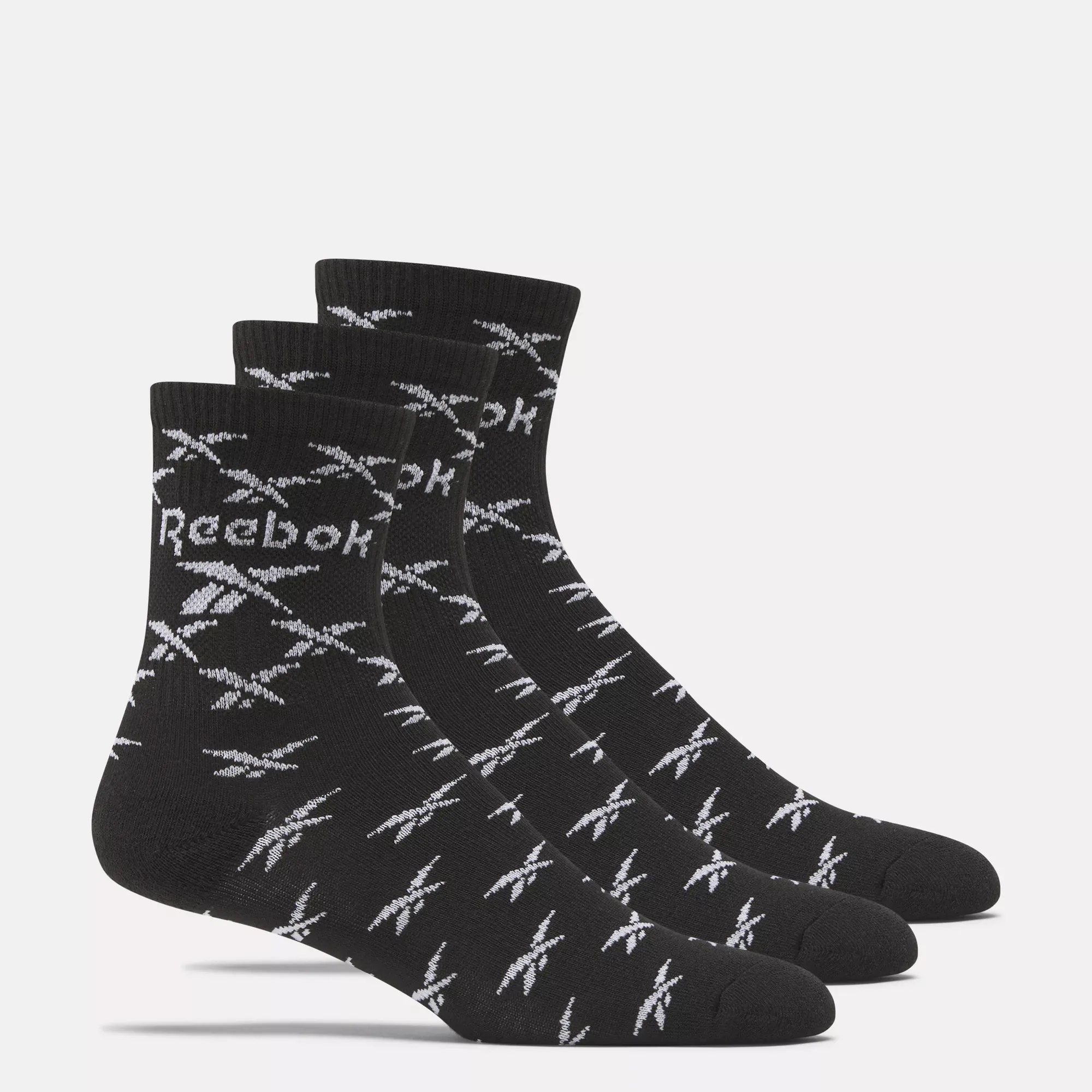 Reebok Schuhe Zone Cushion Mid Crew Socken 3 Paar