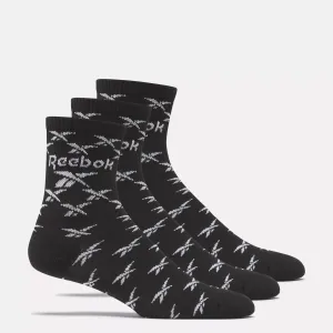 Reebok Schuhe Zone Cushion Mid Crew Socken 3 Paar