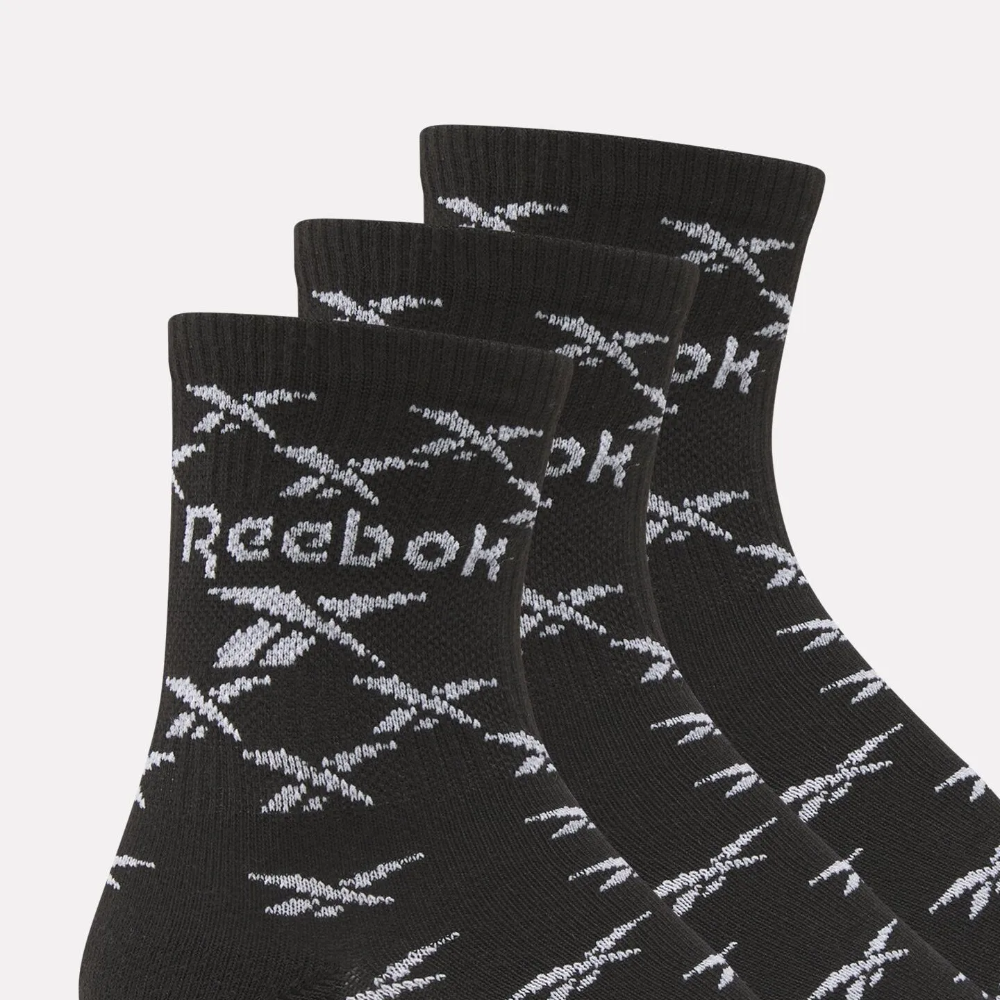 Reebok Schuhe Zone Cushion Mid Crew Socken 3 Paar