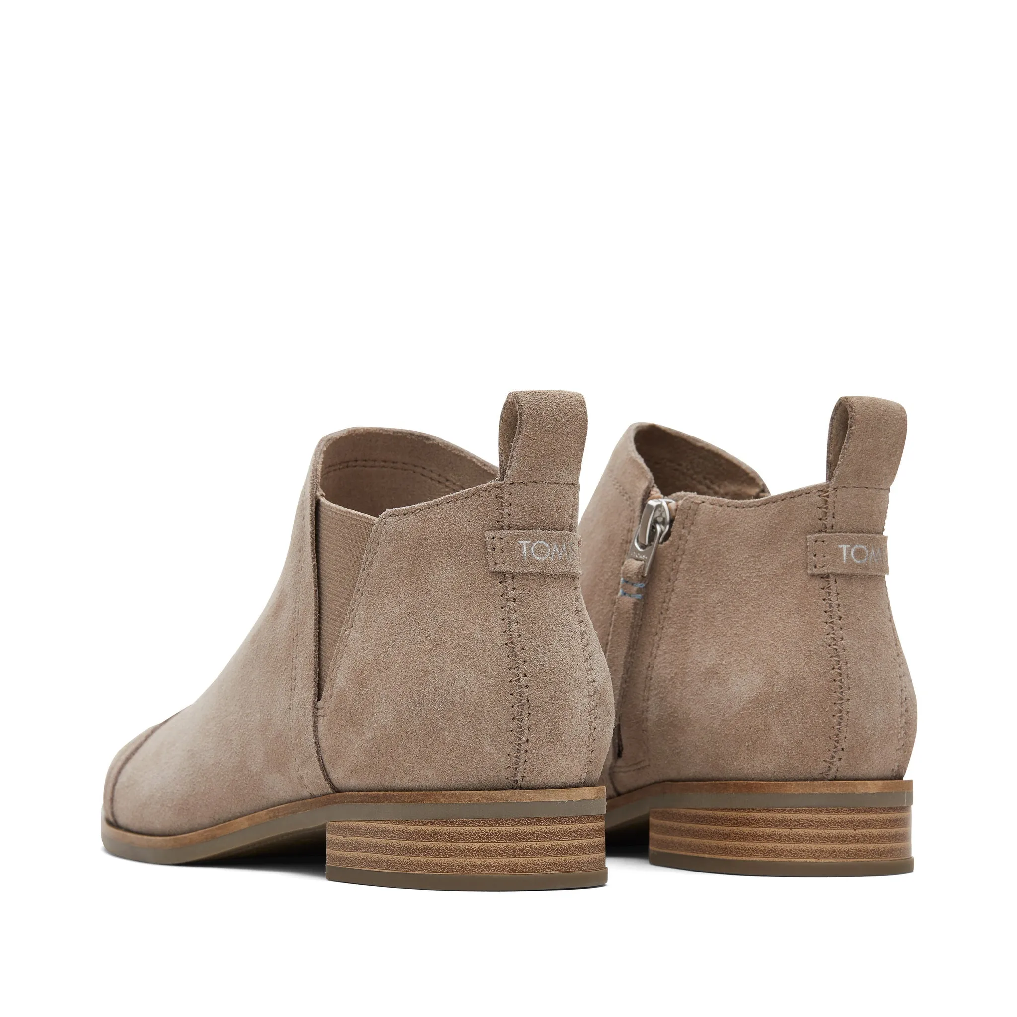 Reese Stiefelette in Taubgrauem Wildleder