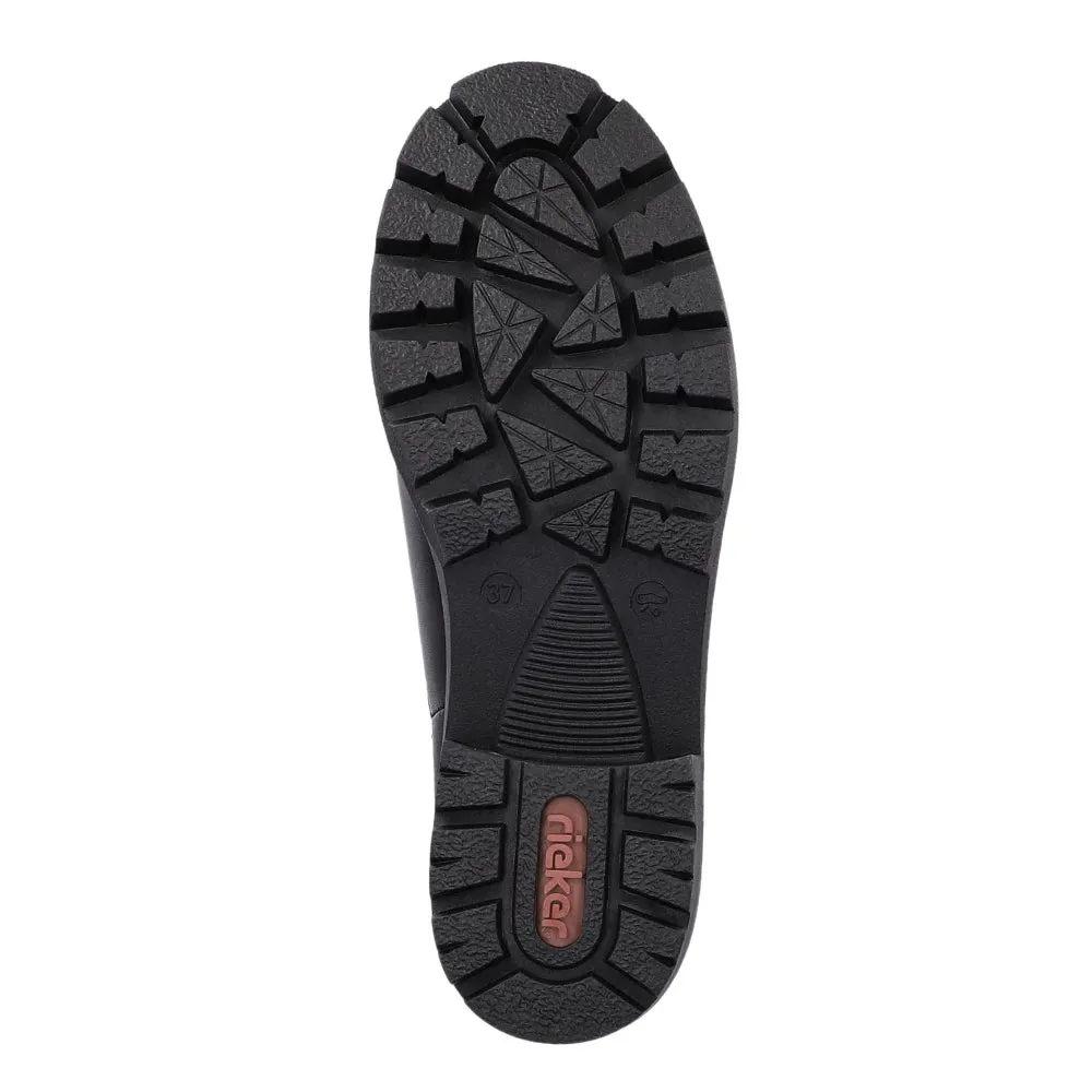 Rieker Schuhe 79265-02 Chelsea in Schwarz