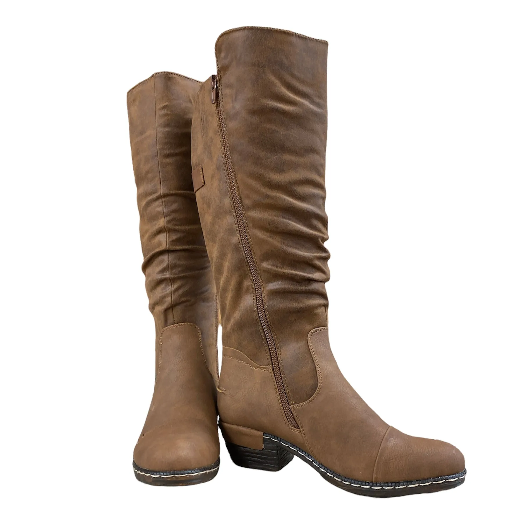 Rieker Schuhe 93654-22 Braune Stiefelette Reitstiefel RTex