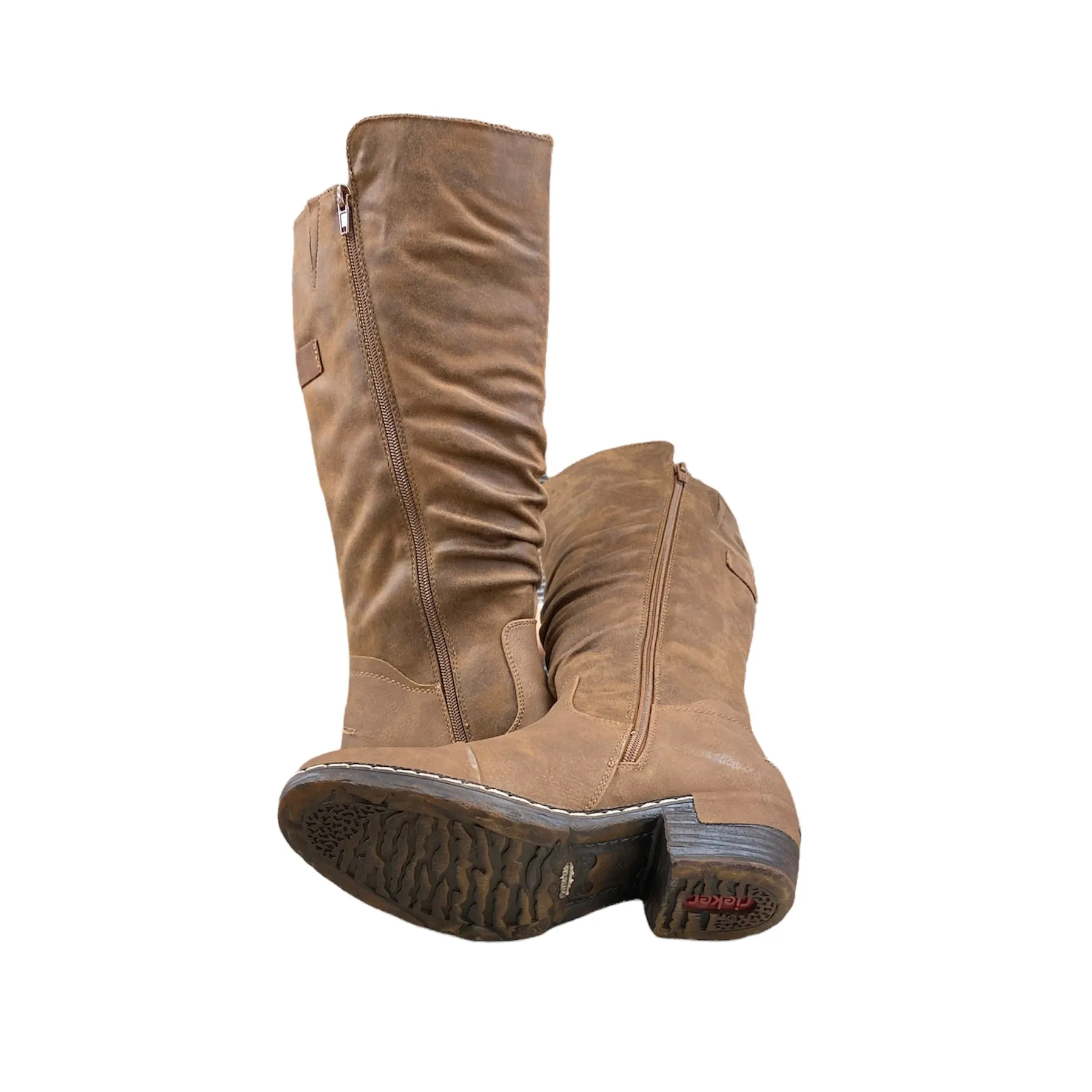 Rieker Schuhe 93654-22 Braune Stiefelette Reitstiefel RTex