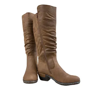Rieker Schuhe 93654-22 Braune Stiefelette Reitstiefel RTex