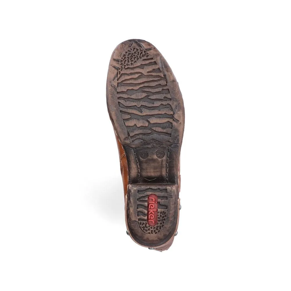 Rieker Schuhe 93670-24 Zimt Stiefel gefüttert RTex