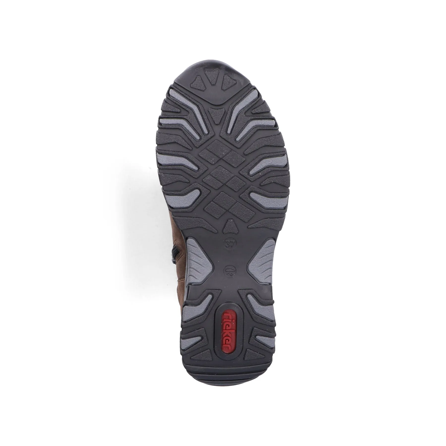Rieker Schuhe M9640-26 Braun Mittelschaft Schnür-/Reißverschluss RTex