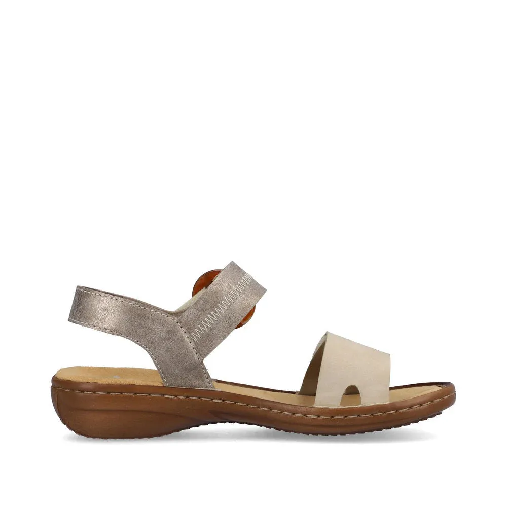 Rieker Damen Regina Z3 Sandale in Cliff/Perle