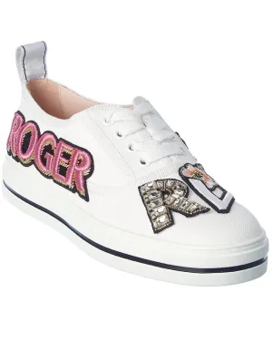 Roger Vivier Call Me Vivier Patch Canvas Sneaker Schuhe_Roger-Vivier