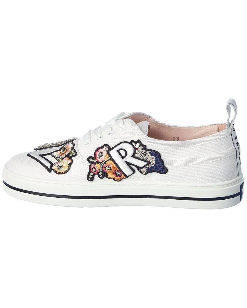 Roger Vivier Call Me Vivier Patch Canvas Sneaker Schuhe_Roger-Vivier