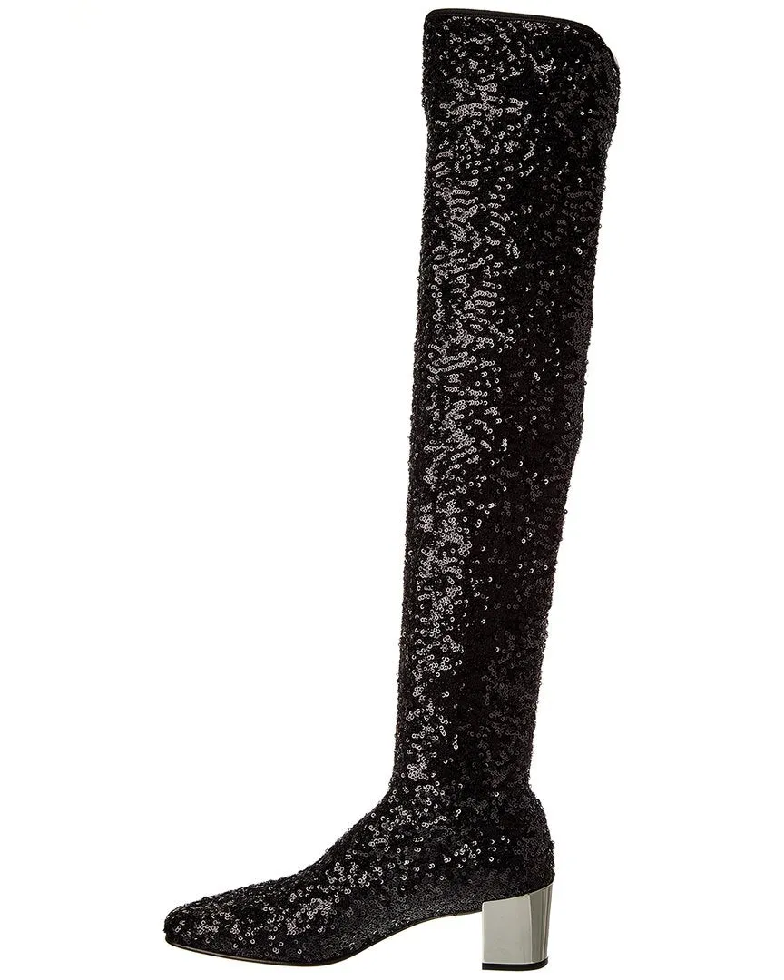 Roger Vivier Pailletten Stiefeletten_Kniehoch_Roger-Vivier