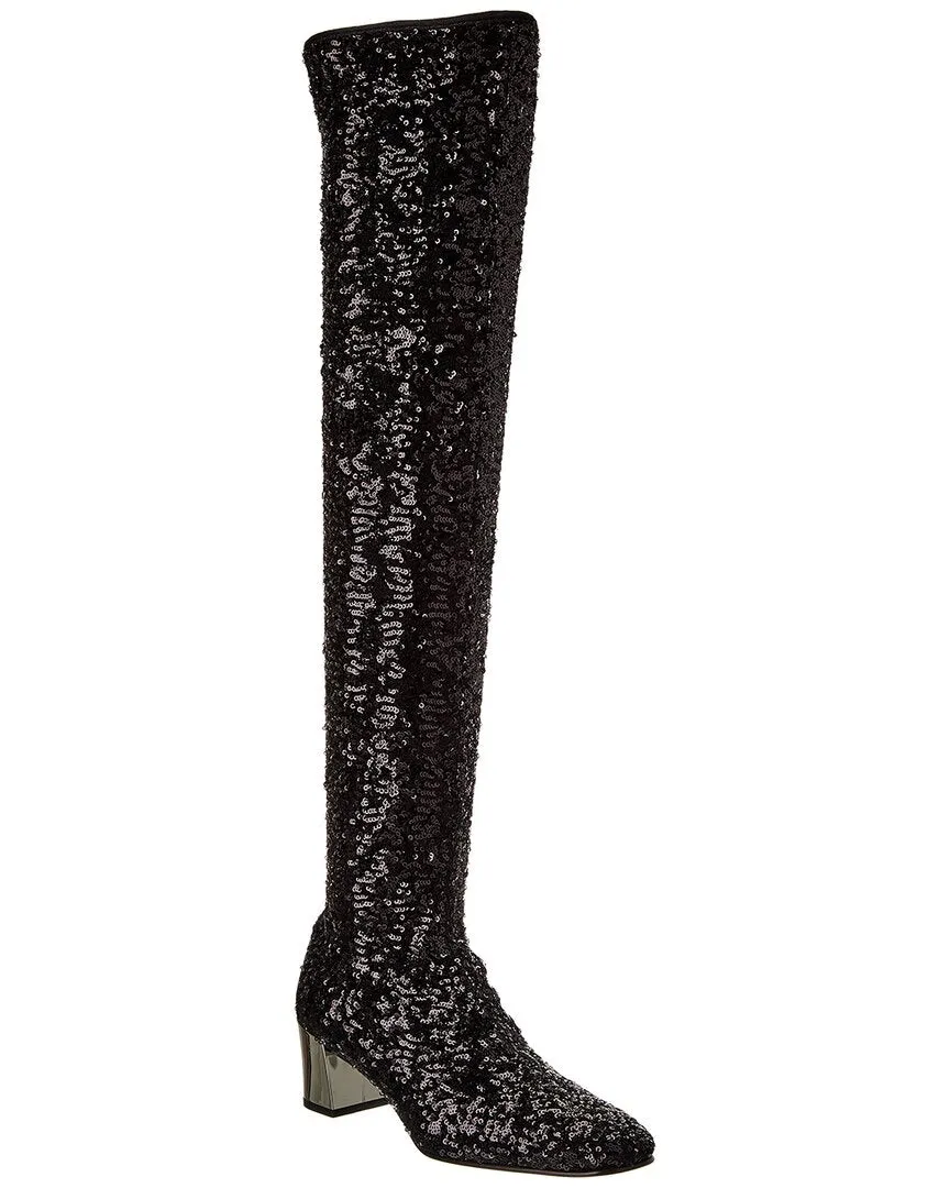 Roger Vivier Pailletten Stiefeletten_Kniehoch_Roger-Vivier